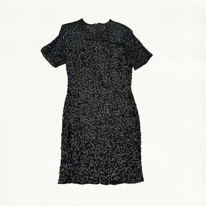 Elegant Black Sequin Dress